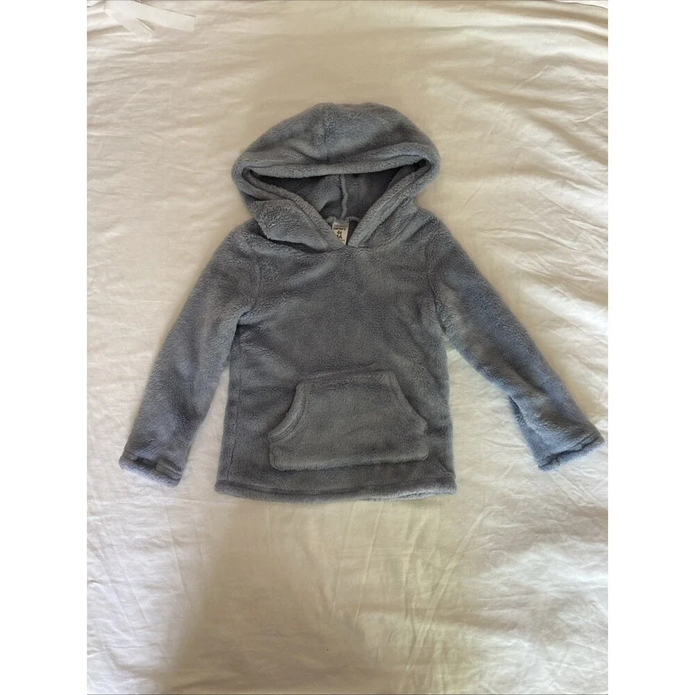 4T Carter’s girl clothes - 1 piece hoodie | solid blue theme | fleece material